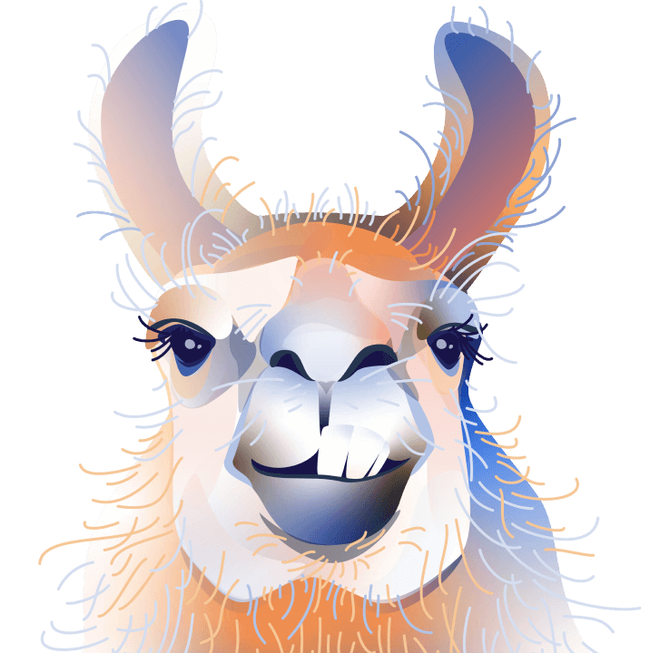 Llama illustration