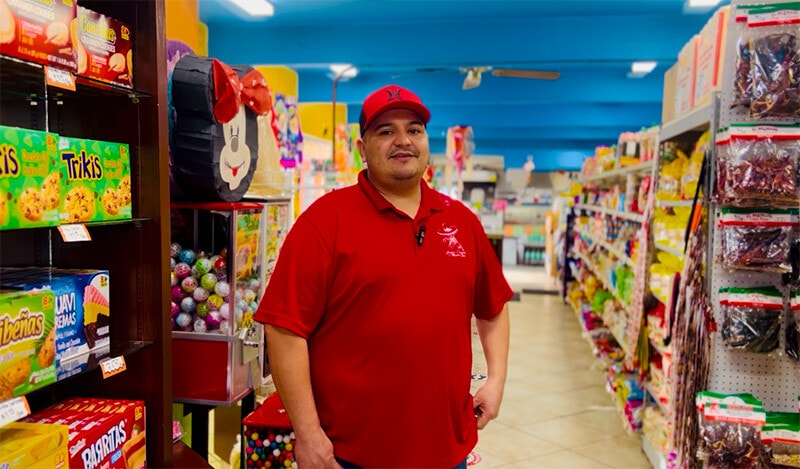 Julio Cesar Guzman, owner of Laura's Carniceria & Mexican Store